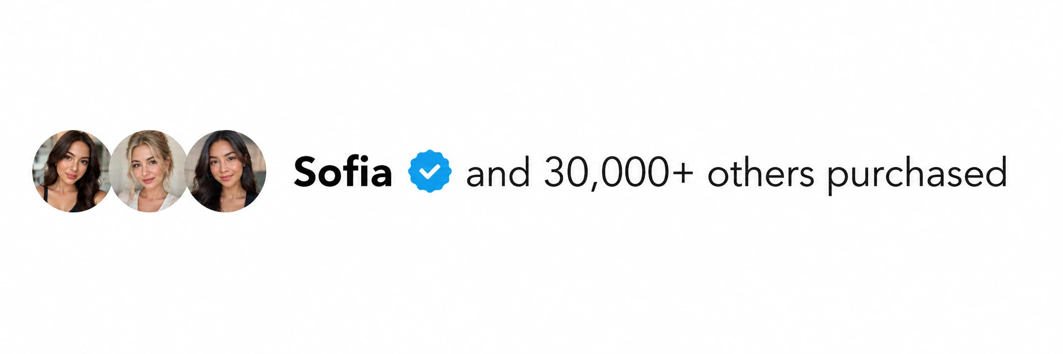 Sofia and 30,000+ others purchased